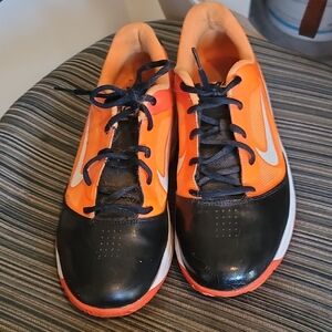 Nike Orange and Black Athletic Shoes